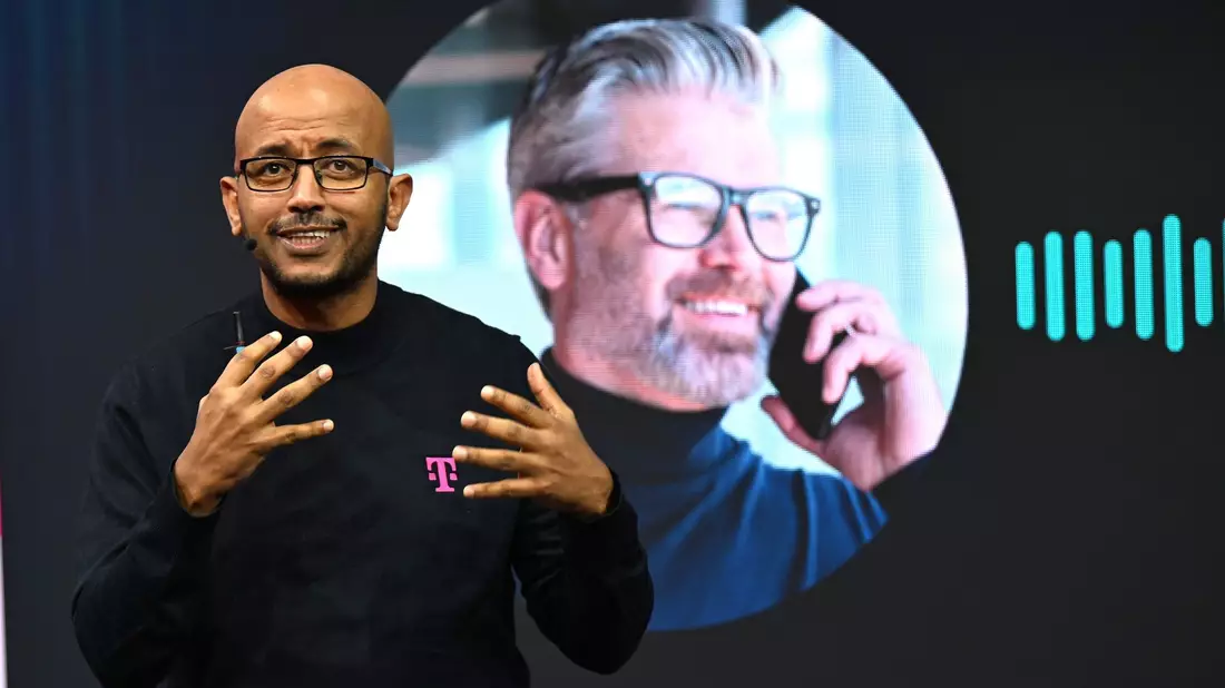Telekom-Technologievorstand Abdu Mudesir möchte bald loslegen mit dem KI-Assistenten. - Bild: Wolf von Dewitz/dpa