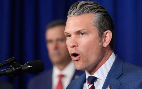 Hegseth: Das wird kein endloser Krieg. (Archivbild) - Foto: Alex Brandon/AP/dpa