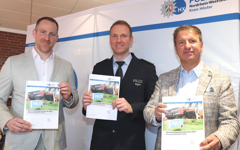 POL-HX: Zahl der Straftaten 2025 um mehr als elf Prozent gesunken / Kreispolizeibehörde Höxter stellt Kriminalstatistik für 2025 vor - Foto: presseportal.de