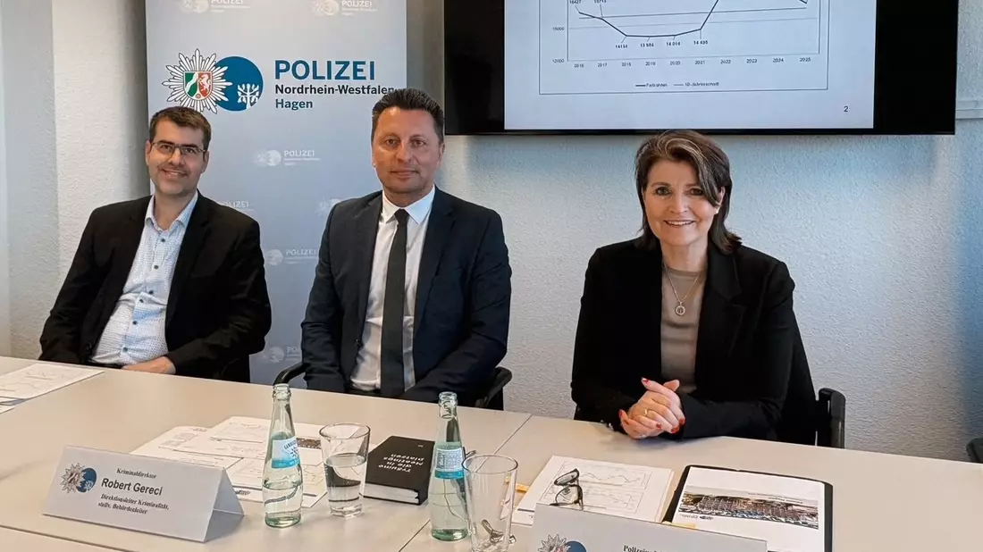 POL-HA: Polizeiliche Kriminalstatistik 2025 - Polizei Hagen stellt die aktuellen Zahlen vor - Bild: presseportal.de