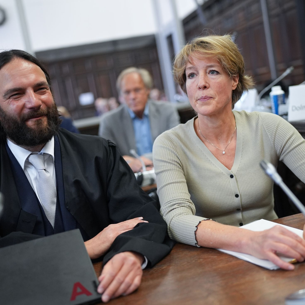 Christina Block hörte die Zeugenaussage einer Mitarbeiterin des Hamburger Jugendamts. - Foto: Marcus Brandt/Pool dpa/dpa