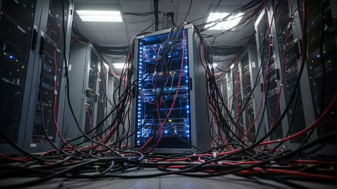 KI treibt IT-Abteilungen in die Krise Illustration mit AI erstellt übermittelt durch boerse-global.de