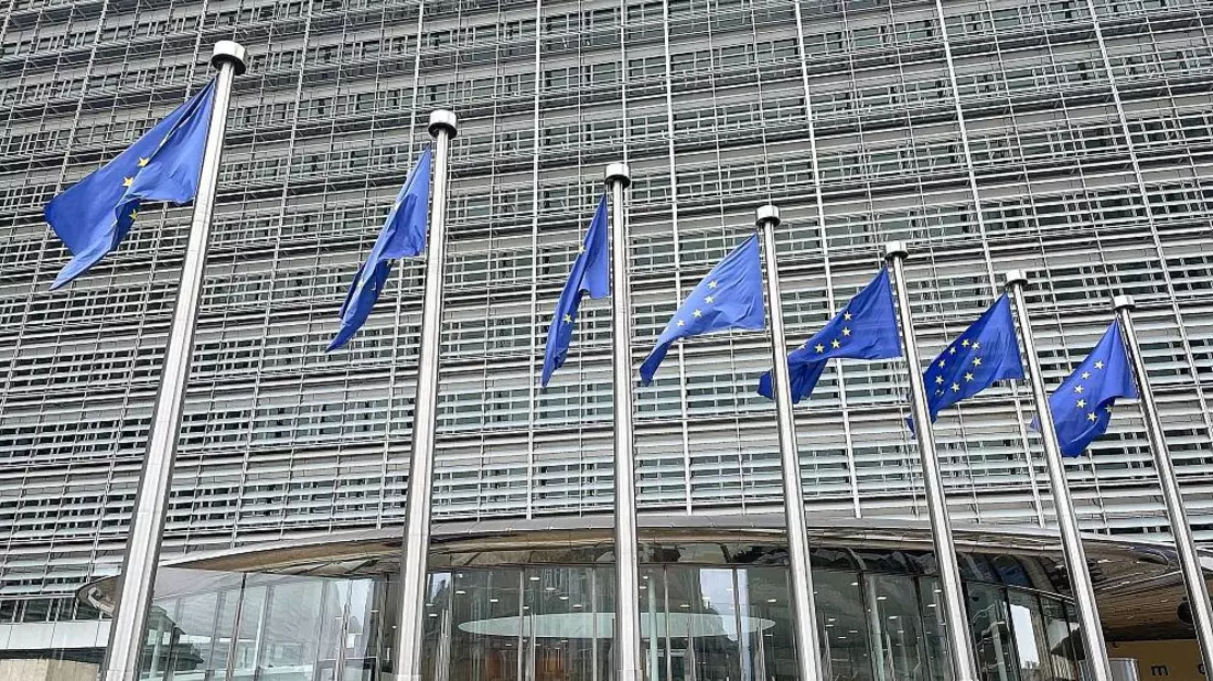 EU-Fahnen (Archiv) - Bild: via dts Nachrichtenagentur