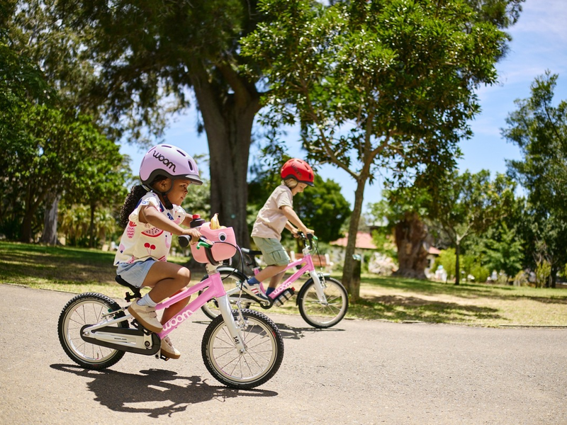 Stiftung Warentest-Sieger: woom GO als bestes Kinderfahrrad ausgezeichnet und startet in powder pink ins nächste Abenteuer - Foto: presseportal.de