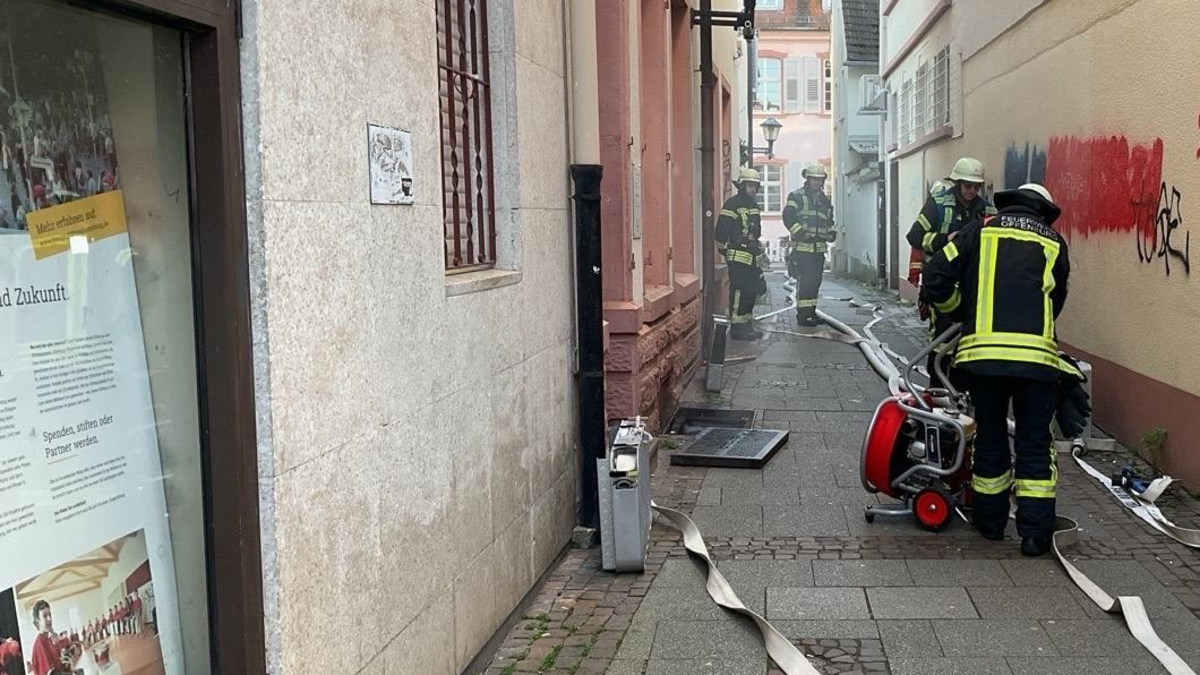 FW-OG: Feuerwehreinsatz in Offenburger Innenstadt - Foto: presseportal.de