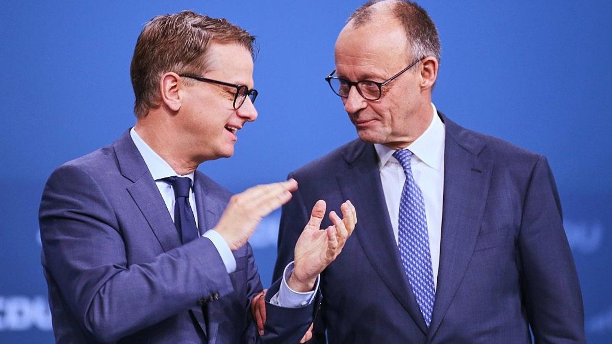 Carsten Linnemann und Friedrich Merz (Archiv) - Foto: via dts Nachrichtenagentur