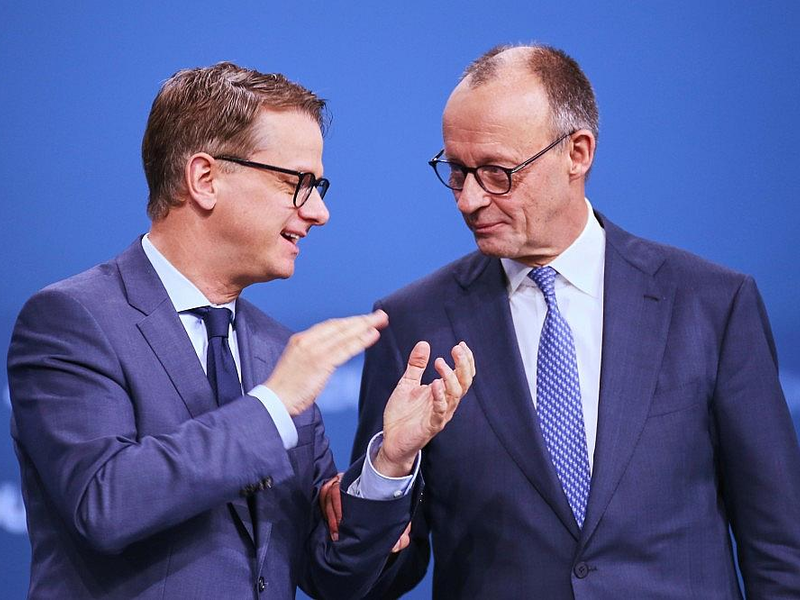 Carsten Linnemann und Friedrich Merz (Archiv) - Foto: via dts Nachrichtenagentur