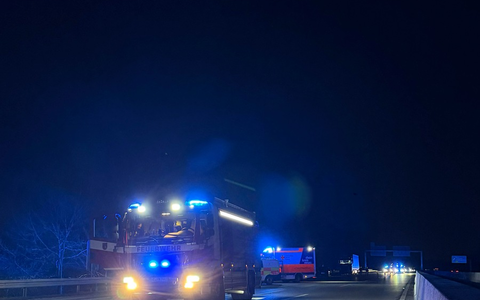 FW-NE: Verkehrsunfall auf der A46 | Rettungshubschrauber im Einsatz - Foto: presseportal.de