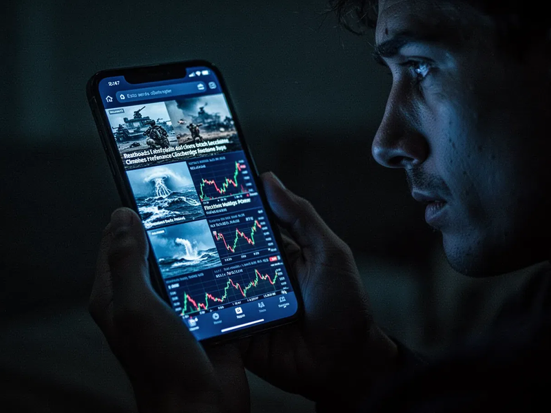 Doomscrolling: Wenn Nachrichten krank machen - Foto: über boerse-global.de