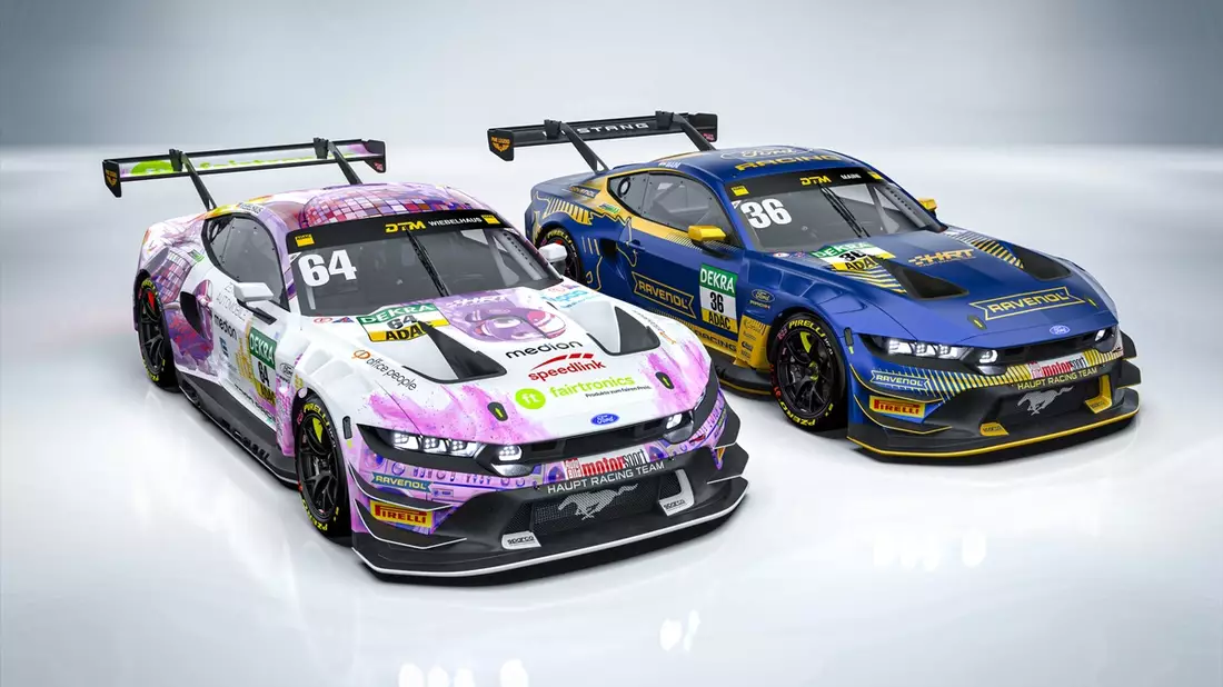 HRT Ford Racing mit neuem Mustang und Road to DTM-Aufsteiger in der DTM 2026 - Bild: presseportal.de