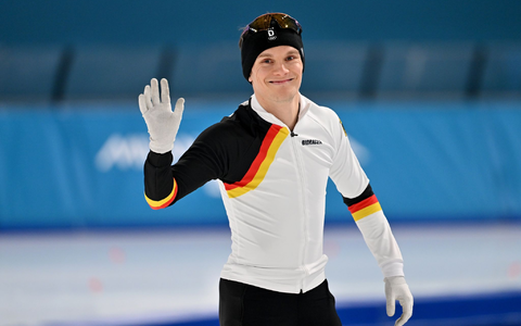 Eisschnelläufer Felix Maly verzichtet freiwillig auf eine WM-Teilnahme. (Archivbild) - Foto: Peter Kneffel/dpa