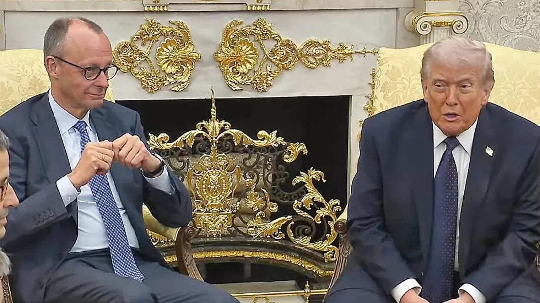Friedrich Merz und Donald Trump am 03.03.2026 - Bild: via dts Nachrichtenagentur
