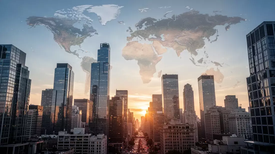 Vanguard All-World ETF: Regionale Gezeitenwende Illustration mit AI erstellt übermittelt durch boerse-global.de
