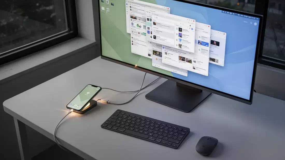 Google Pixel: Smartphone wird vollwertiger Desktop-PC - Bild: über boerse-global.de
