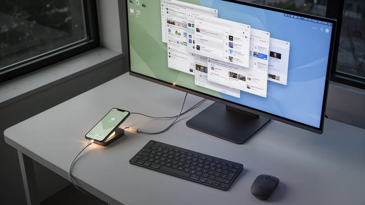 Google Pixel: Smartphone wird vollwertiger Desktop-PC - Foto: über boerse-global.de