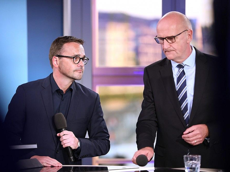 Jan Redmann und Dietmar Woidke (Archiv) - Foto: via dts Nachrichtenagentur