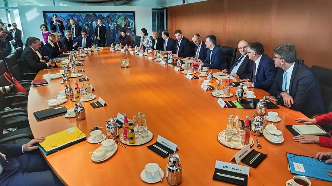 Merz bei Kabinettssitzung am 04.03.2026 - Bild: via dts Nachrichtenagentur