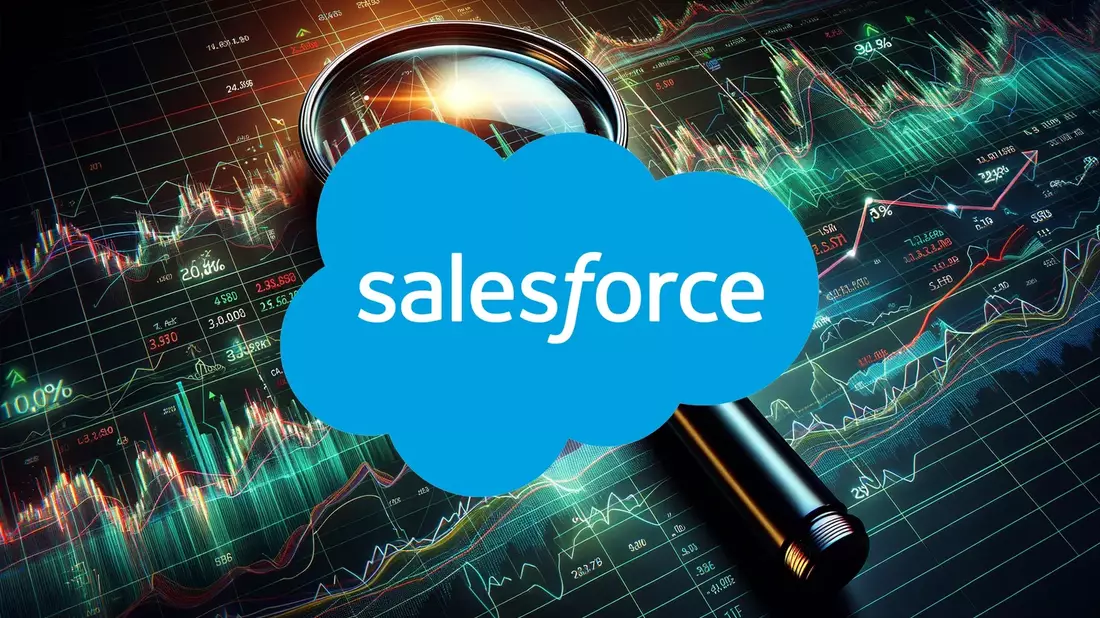 Salesforce: Entre los récords y la incertidumbre que genera la inteligencia artificial Illustration mit AI erstellt übermittelt durch boerse-global.de