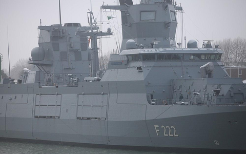 Deutsches Kriegsschiff (Archiv) - Foto: via dts Nachrichtenagentur