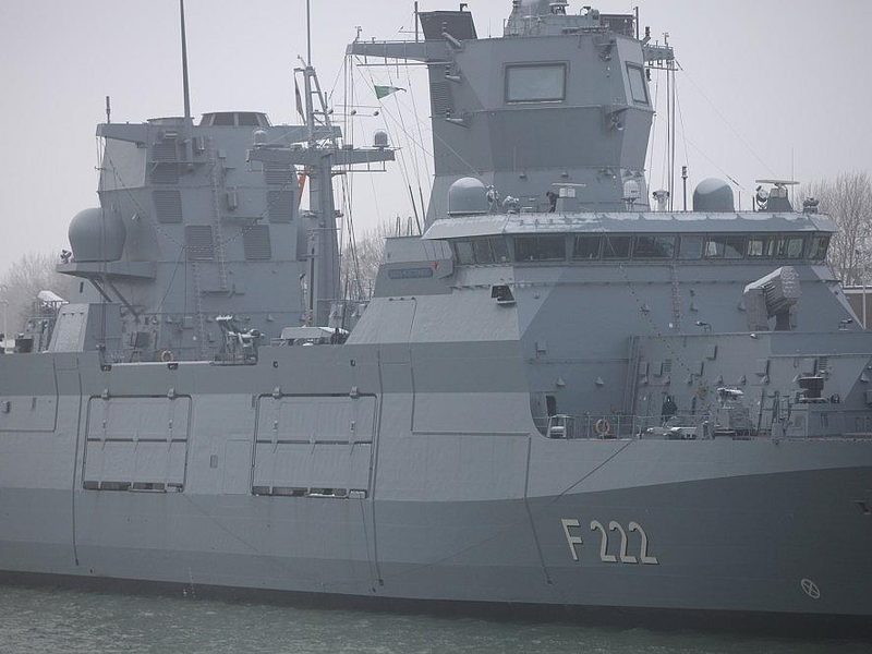 Deutsches Kriegsschiff (Archiv) - Foto: via dts Nachrichtenagentur