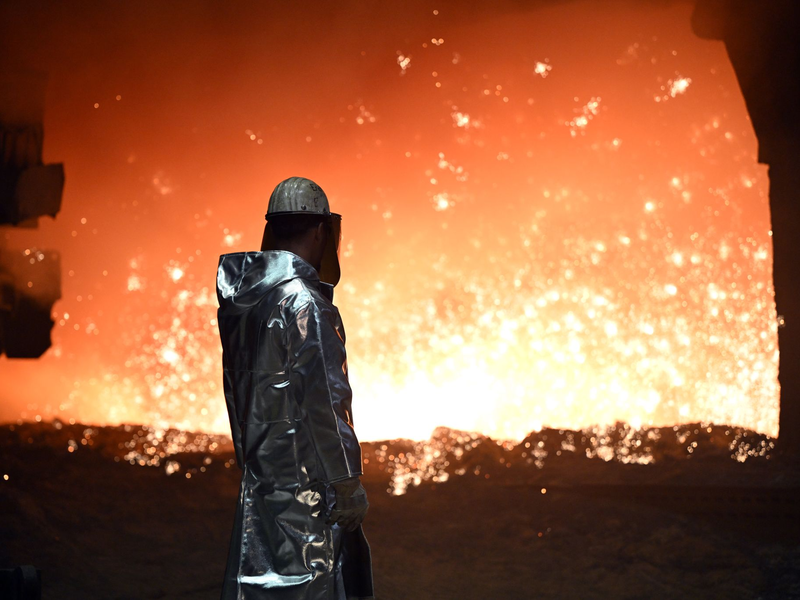 Die EU will, dass sauberer Stahl hergestellt wird. (Symbolbild) - Foto: Federico Gambarini/dpa