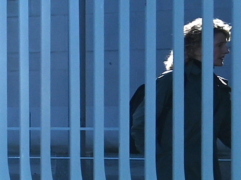 Tricia Tuttle bei ihrer Ankunft im Kanzleramt. - Foto: Elisa Schu/dpa