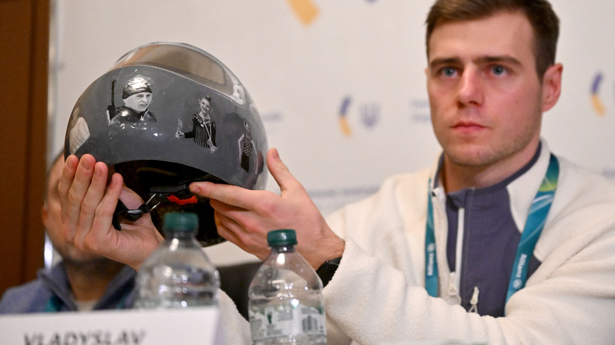 Der bei Olympia wegen seines Skeleton-Helmes ausgeschlossene Ukrainer Wladislaw Heraskewytsch ruft zu aktivem Protest bei den Paralympics auf. (Archivbild) - Foto: Peter Kneffel/dpa