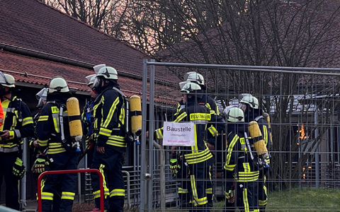  Das ausgeströmte Gas sammelte sich im Keller des Kurzentrums.   - Foto: Jan Strüßmann/Freiwillige Feuerwehr Horn-Bad Meinberg/dpa