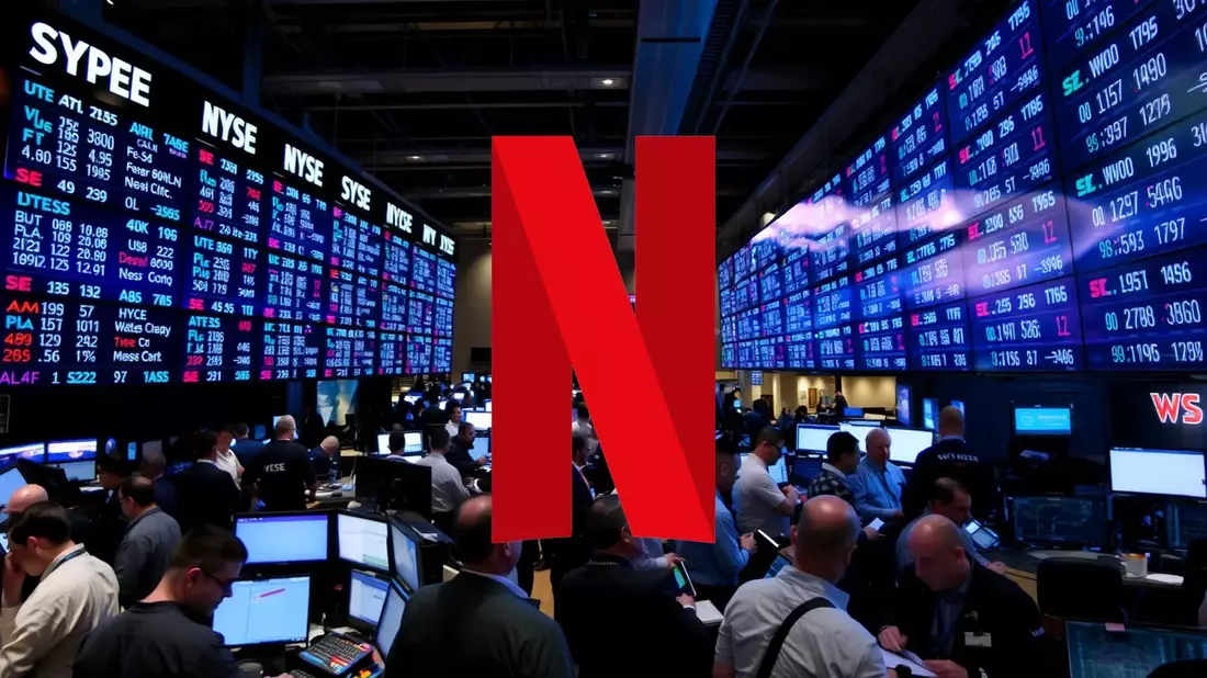 Netflix se revaloriza tras abandonar una megafusión Illustration mit AI erstellt übermittelt durch boerse-global.de