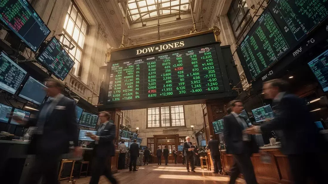 Dow Jones: Erfolgreiche Aufholjagd - Bild: über boerse-global.de