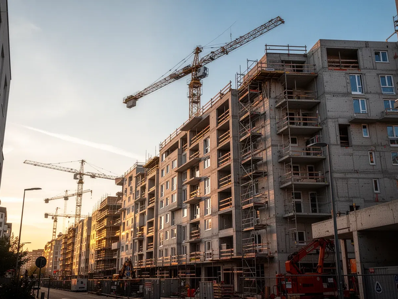 Baugenehmigungen steigen erstmals seit 2021 - Foto: über boerse-global.de