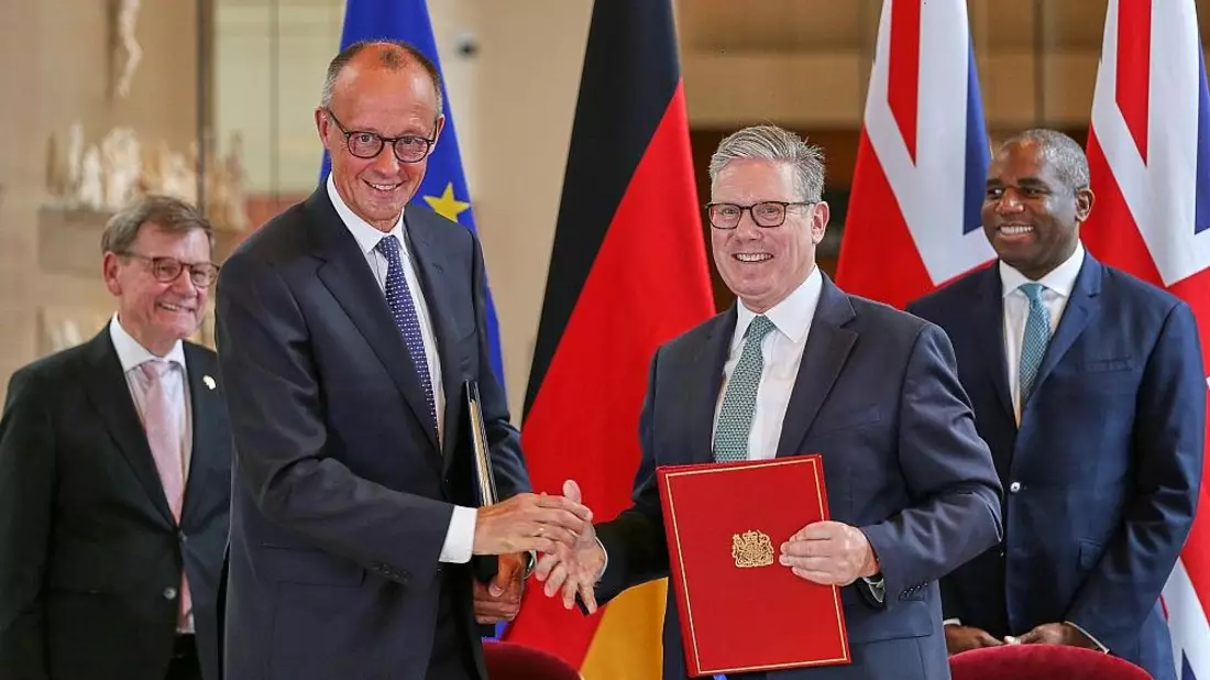 Unterzeichnung von Freundschaftsvertrag Deutschland-UK (Archiv) - Bild: via dts Nachrichtenagentur