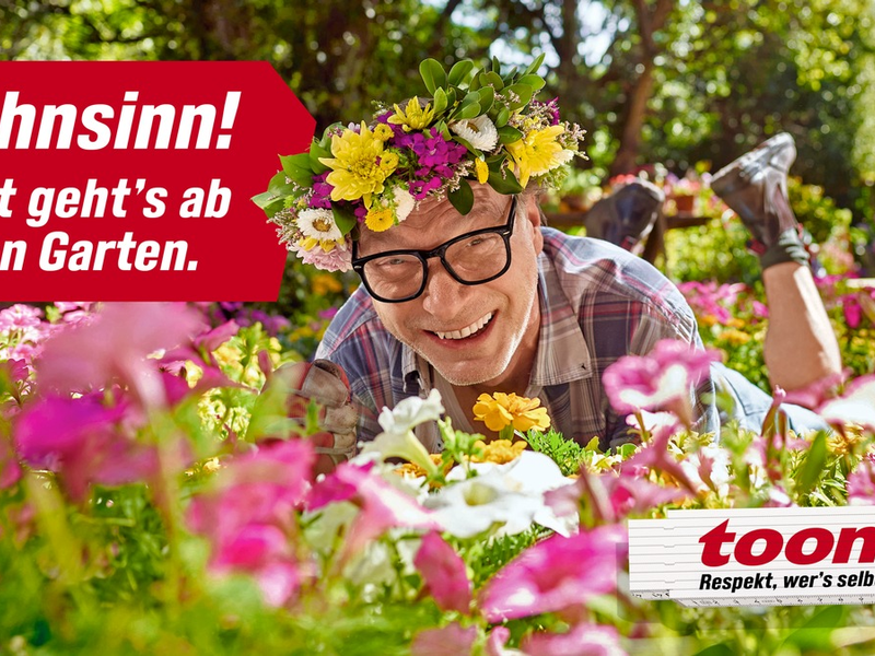 toom startet mit Kult-Hit und Schauspieler Martin Brambach in die Gartensaison / Neue Frühlingskampagne setzt auf Humor und Freude am Selbermachen - Foto: presseportal.de