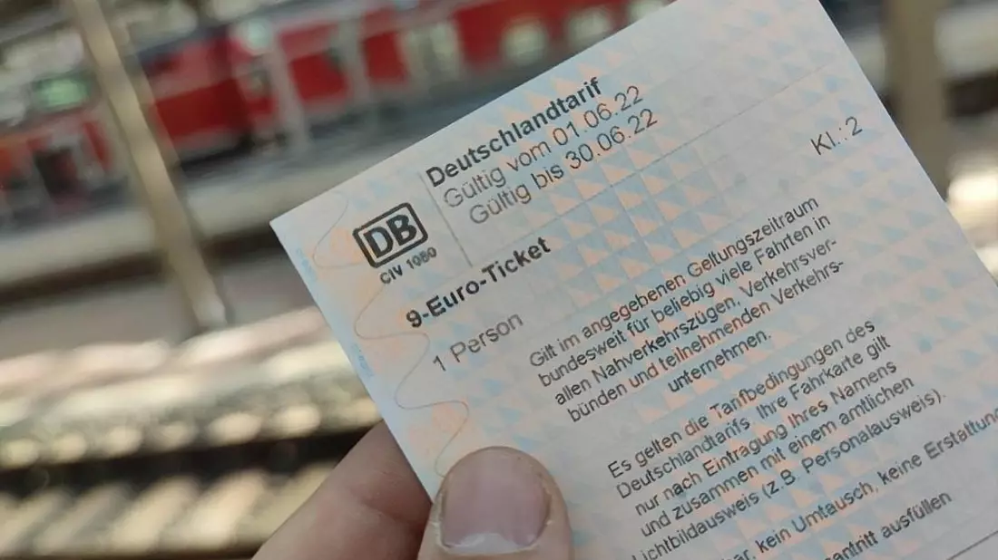 9-Euro-Ticket (Archiv) - Bild: via dts Nachrichtenagentur