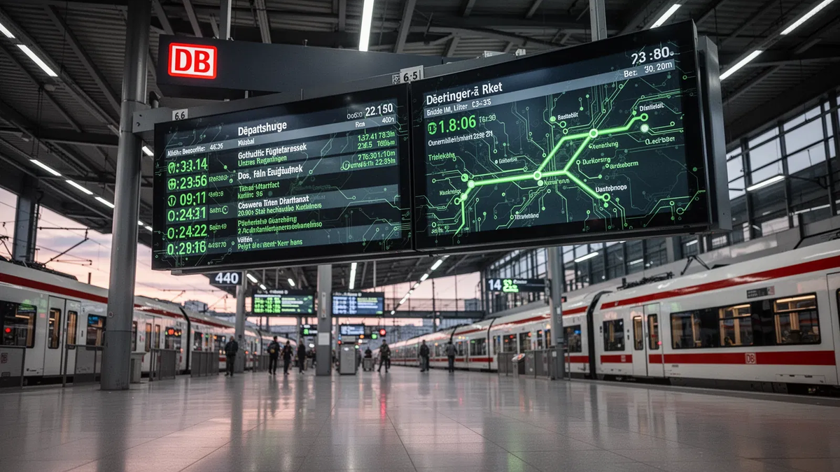 Deutsche Bahn startet Informationsoffensive mit KI - Foto: über boerse-global.de