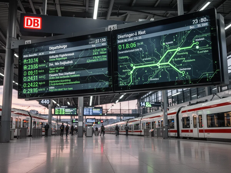 Deutsche Bahn startet Informationsoffensive mit KI - Foto: über boerse-global.de