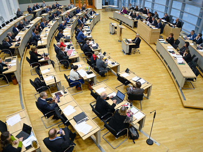 Die AfD liegt in Umfragen deutlich vor. Wenige Monate vor der Landtagswahl in Sachsen-Anhalt planen die anderen Parteien umfassende Reformen. (Archivbild) - Foto: Klaus-Dietmar Gabbert/dpa