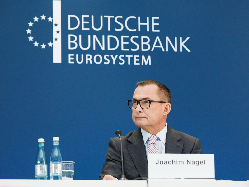 Bundesbank-Präsident Nagel muss einen Verlust von 8,6 Milliarden Euro verkünden. - Foto: Hannes P. Albert/dpa