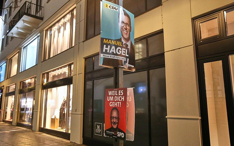 Wahlplakate zur Landtagswahl in Baden-Württemberg von CDU und SPD (Archiv) - Foto: via dts Nachrichtenagentur