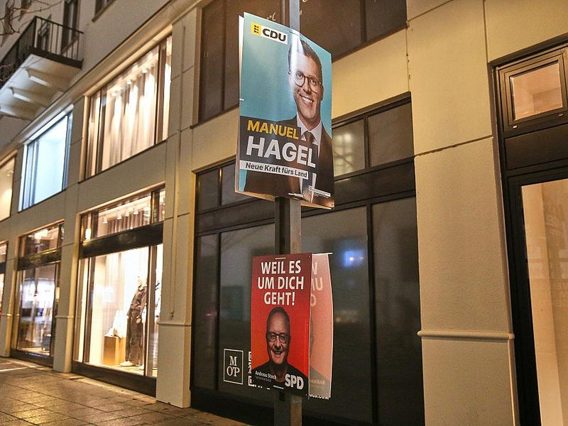 Wahlplakate zur Landtagswahl in Baden-Württemberg von CDU und SPD (Archiv) - Foto: via dts Nachrichtenagentur