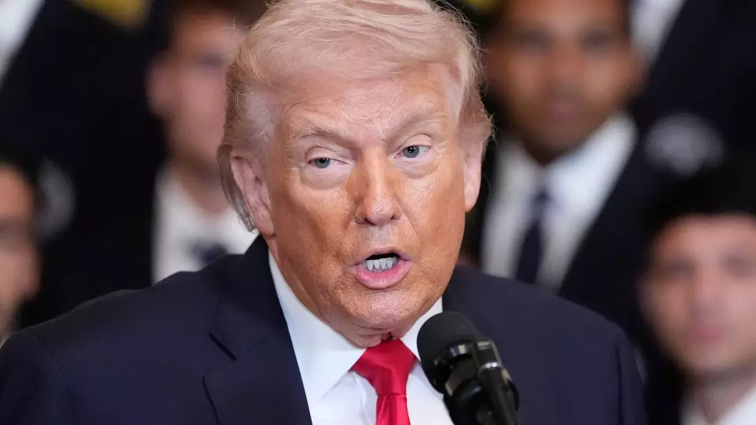 Trump will bei der künftigen Führung des Irans mitbestimmen.  - Bild: Alex Brandon/AP/dpa