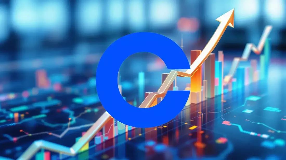 Coinbase: El Poder Dual de la Política y la Infraestructura Institucional Illustration mit AI erstellt übermittelt durch boerse-global.de