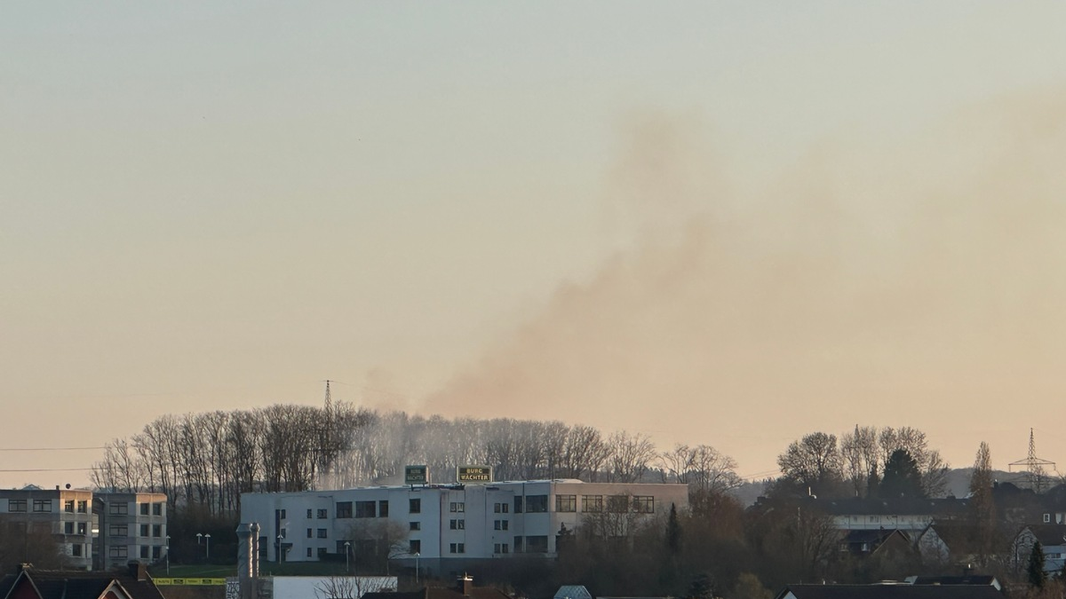 FW-EN: Flächenbrand beschäftigt Löscheinheiten Grundschöttel und Volmarstein am Donnerstag - Foto: presseportal.de
