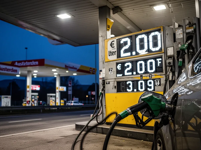 Spritpreise: Deutsche zahlen 36 Cent mehr als Österreicher - Foto: über boerse-global.de