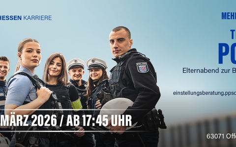 POL-OF: SAVE THE DATE: Traumberuf Polizei- Bring Deine Eltern mit - Foto: presseportal.de