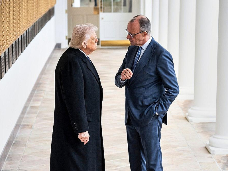 Donald Trump und Friedrich Merz am 03.03.2026 - Foto: Bergmann, Guido/BPA via dts Nachrichtenagentur