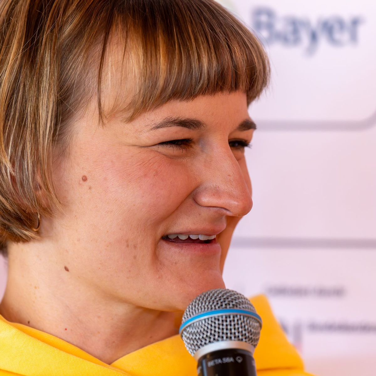 Voller Vorfreude: Anna-Lena Forster. - Foto: Philipp von Ditfurth/dpa