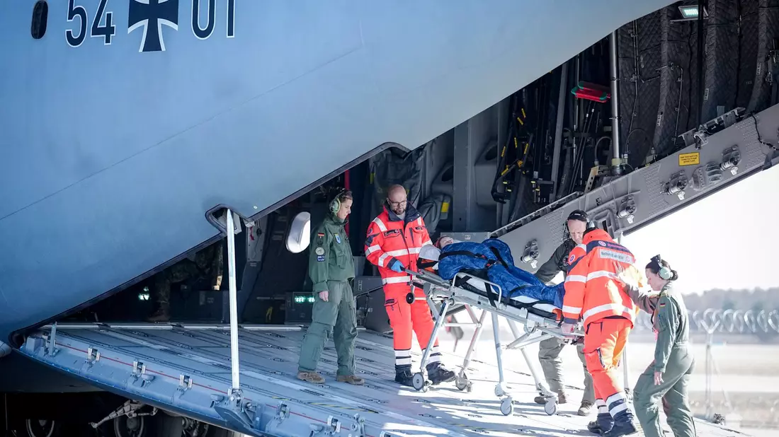 Übung «Medic Quadriga» der Bundeswehr - Bild: Kay Nietfeld/dpa