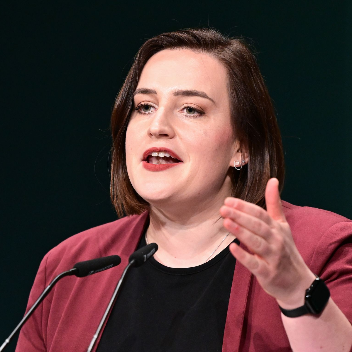 Grünen-Landeschefin Lena Schwelling wirft CDU-Agrarminister Peter Hauk vor, «offen Fake News» zu verbreiten. (Archivbild) - Foto: Bernd Weißbrod/dpa