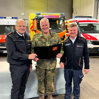 Johanniter und Bundeswehr vereinbaren Privilegierte Partnerschaft / Johanniter-Unfall-Hilfe unterzeichnet Absichtserklärung mit dem Zentralen Sanitätsdienst der Bundeswehr - Foto: presseportal.de